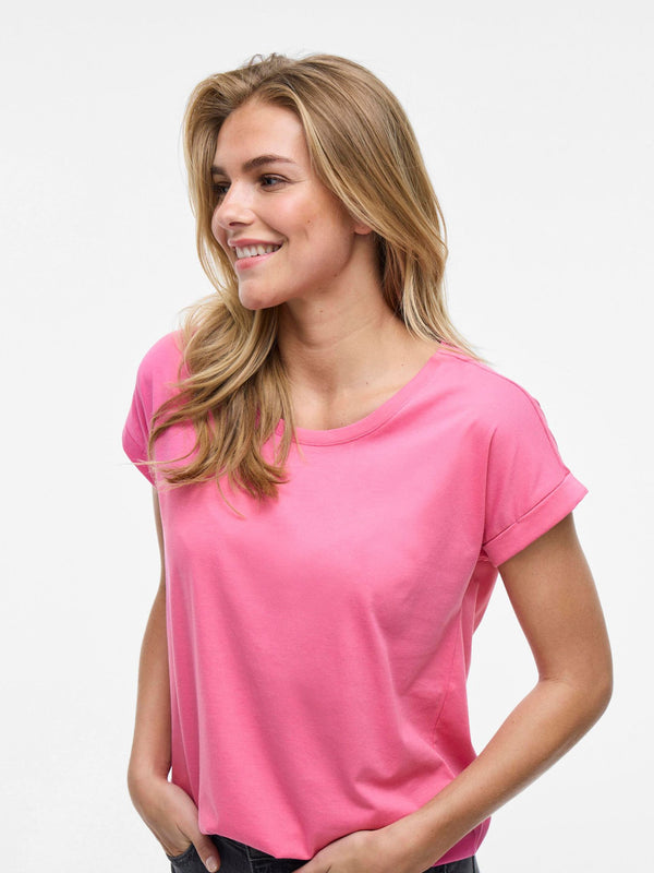 Vila Dreamers New Pure T-shirt - Sangria Sunset