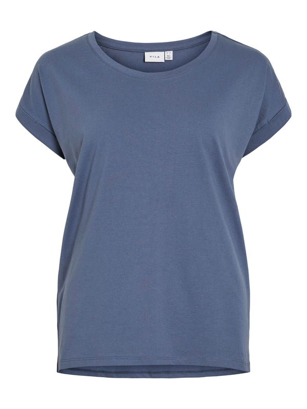 Vila Dreamers New Pure T-shirt - Vintage Indigo