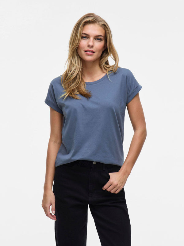 Vila Dreamers New Pure T-shirt - Vintage Indigo