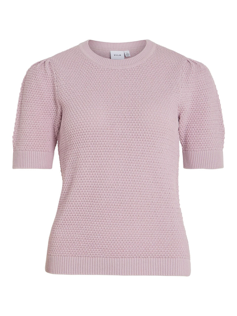 Vila Dalo O-Neck Knit Top - Orchid