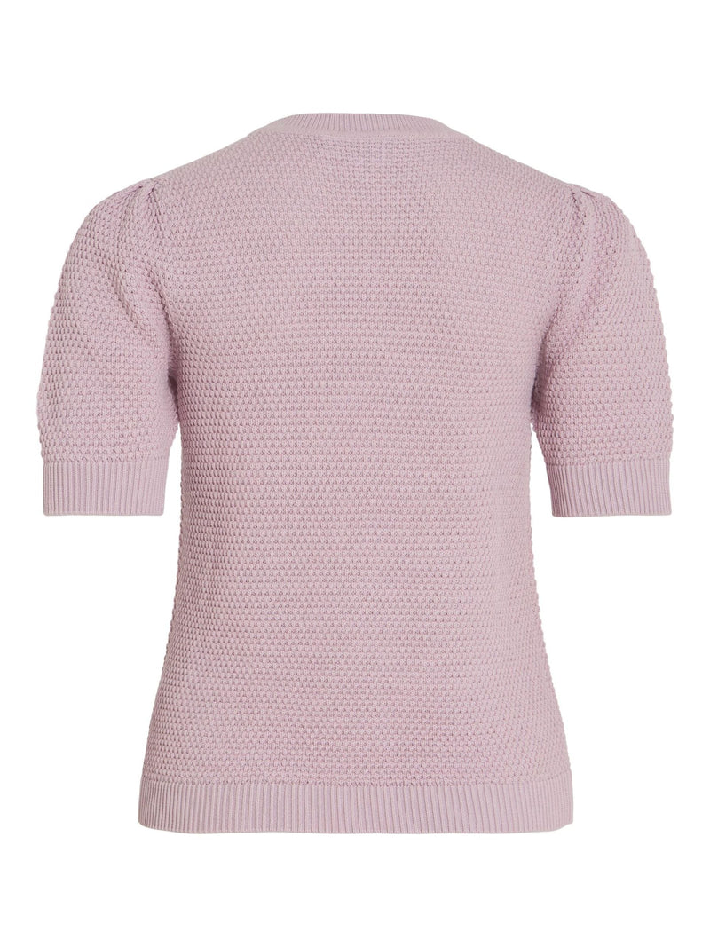 Vila Dalo O-Neck Knit Top - Orchid