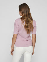 Vila Dalo O-Neck Knit Top - Orchid