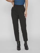 Vila Varone HW Slim Pant - Black