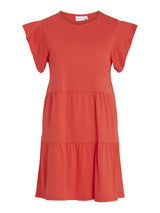 Vila Summer Dress - Poppy Red