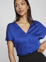 Vila Elma Sleeveless top - Blue