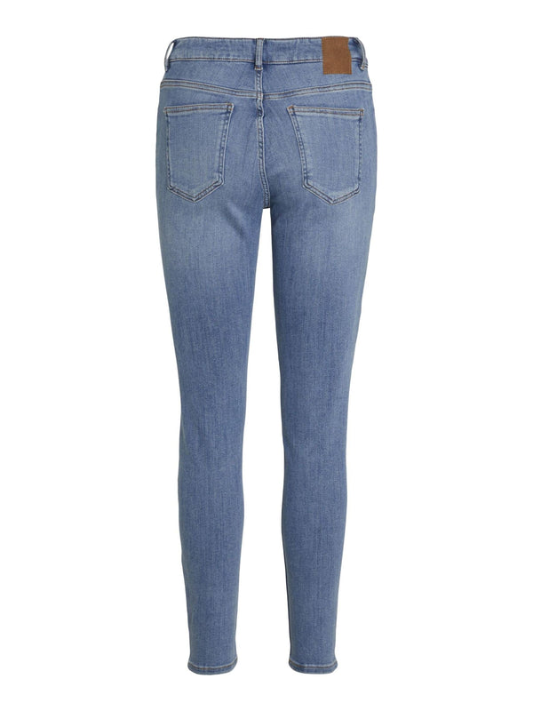 Vila sarah RW skinny Jeans - Medium Blue Demin