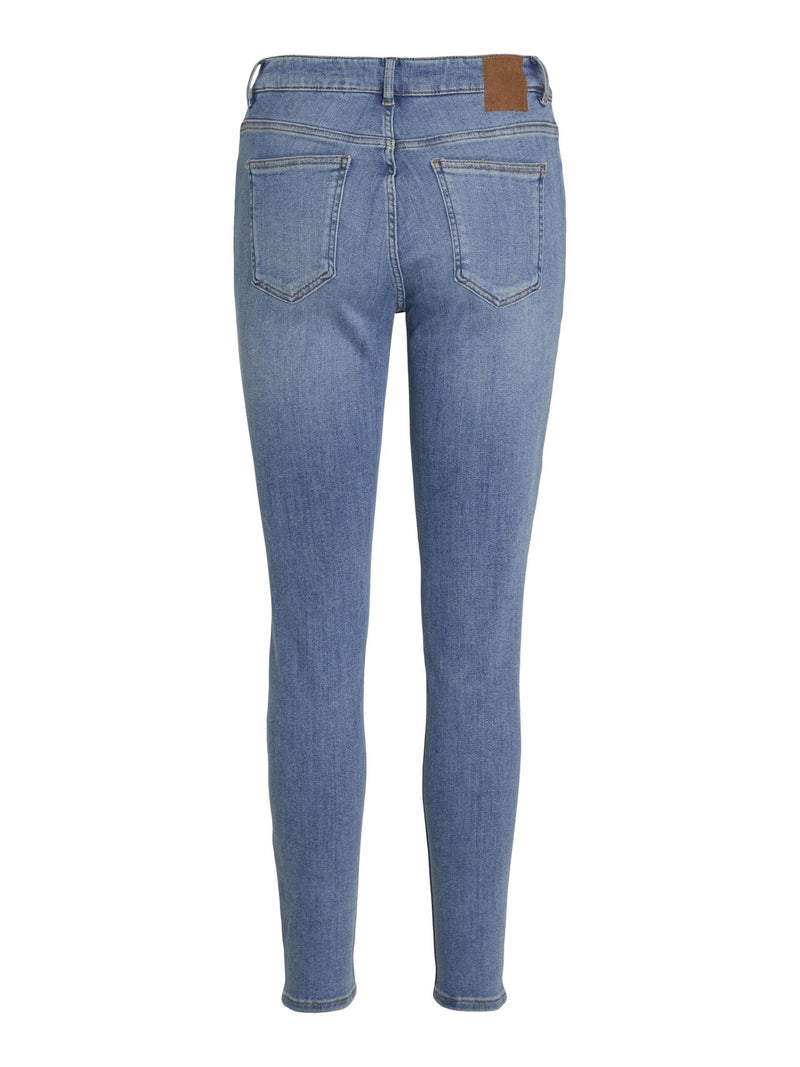 Vila sarah RW skinny Jeans - Medium Blue Demin