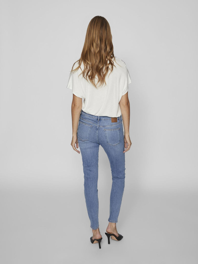 Vila sarah RW skinny Jeans - Medium Blue Demin