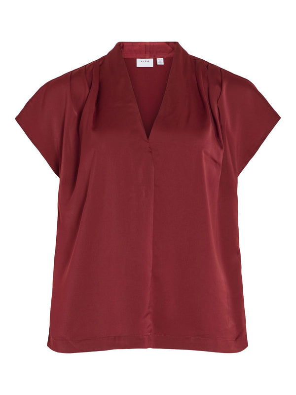 Vila Elma Sleeveless top - Cabernet