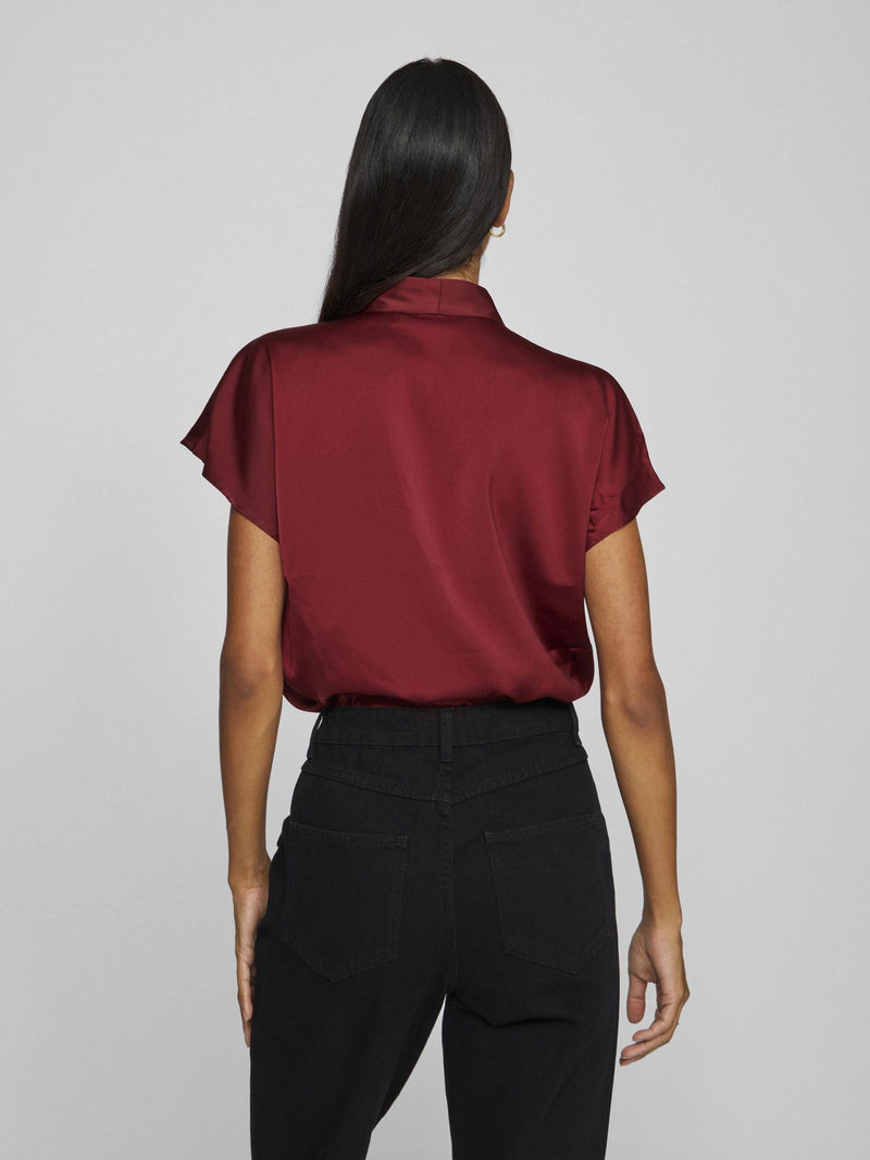 Vila Elma Sleeveless top - Cabernet