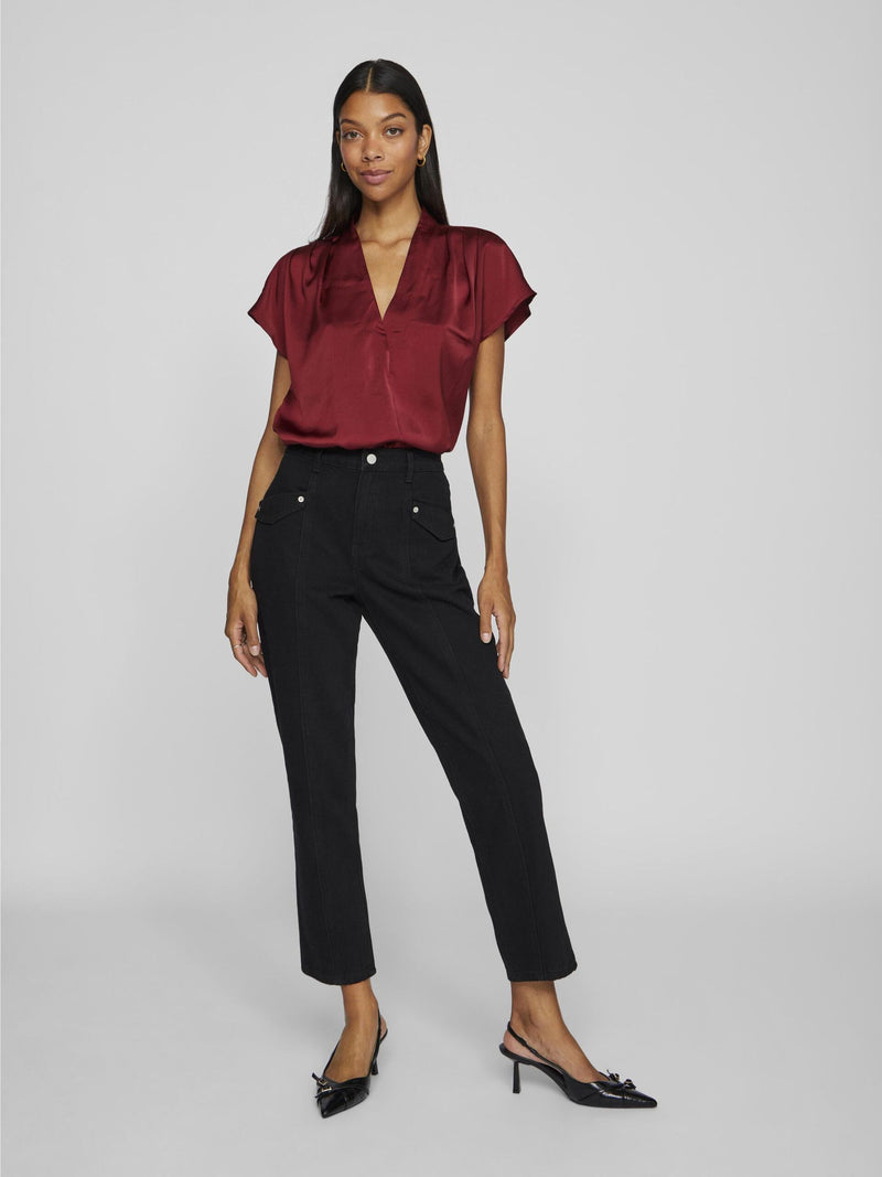 Vila Elma Sleeveless top - Cabernet