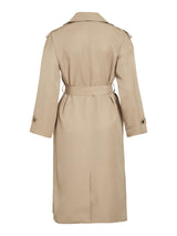 Vila Addison L/S Long Trenchcoat - Savannah Tan