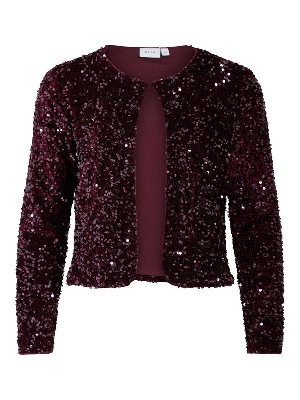 Vila Faith o-neck Cardigan - Fig