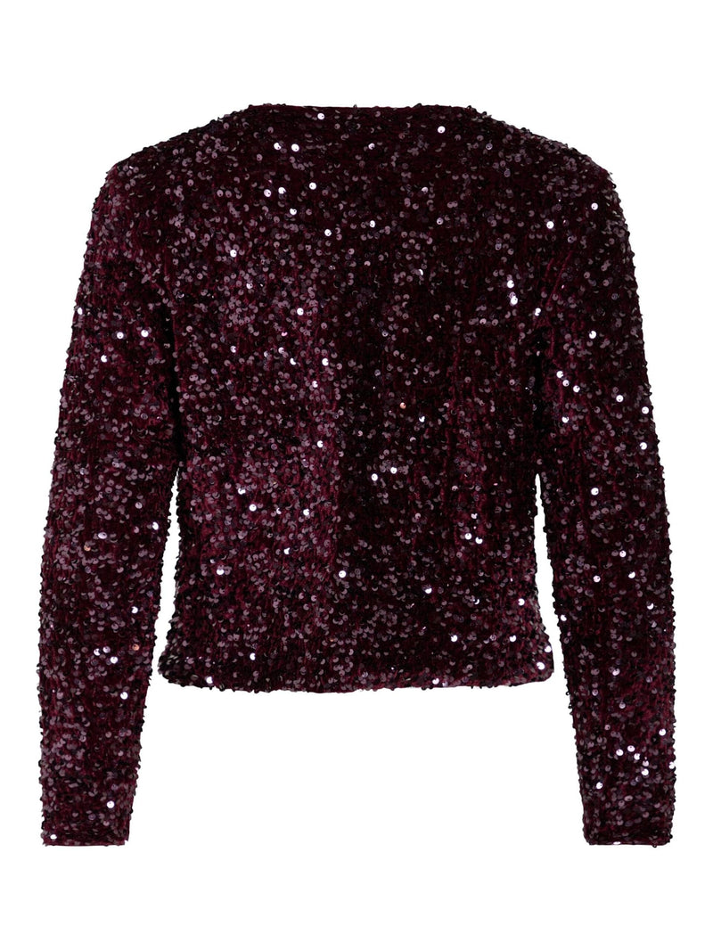 Vila Faith o-neck Cardigan - Fig