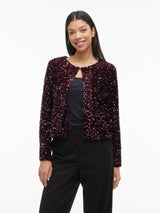 Vila Faith o-neck Cardigan - Fig