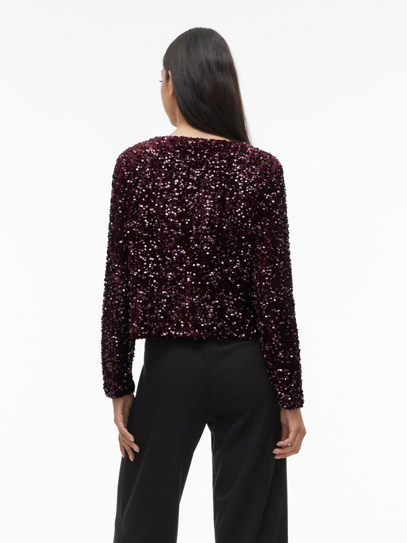 Vila Faith o-neck Cardigan - Fig