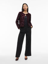 Vila Faith o-neck Cardigan - Fig