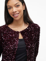 Vila Faith o-neck Cardigan - Fig