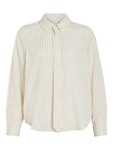 Vila Fija L/S Tie Shirt