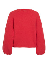 Vila Stella L/S Pearl Detail Pullover