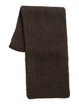 Vila Nara New Knit Scarf - Coffee Bean