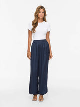Vila Nela Loose Pants - Navy