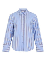 Vila Lora Striped L/S Shirt - Vista Blue