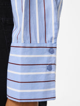 Vila Lora Striped L/S Shirt - Vista Blue