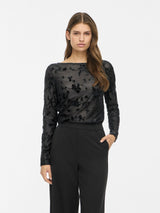 Vila Miranda L/S Top - Black