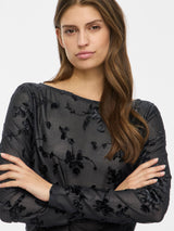 Vila Miranda L/S Top - Black