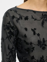 Vila Miranda L/S Top - Black