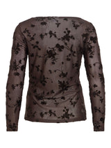 Vila Miranda L/S Top - Coffee Bean