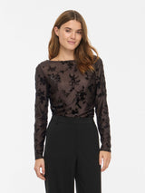 Vila Miranda L/S Top - Coffee Bean
