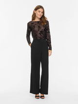 Vila Miranda L/S Top - Coffee Bean