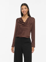 Vila Freja Waterfall Top - Coffee Bean