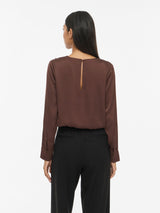 Vila Freja Waterfall Top - Coffee Bean