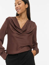 Vila Freja Waterfall Top - Coffee Bean