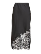 Vila Lara HW Midi Lace Skirt