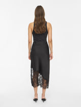 Vila Lara HW Midi Lace Skirt