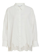 Vila Ashley L/S Oversized Lace Shirt