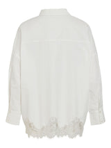Vila Ashley L/S Oversized Lace Shirt