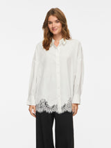 Vila Ashley L/S Oversized Lace Shirt