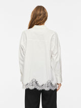 Vila Ashley L/S Oversized Lace Shirt