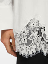 Vila Ashley L/S Oversized Lace Shirt