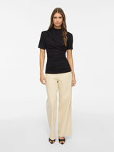 Vila Pinna Highneck Top - Black
