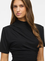 Vila Pinna Highneck Top - Black