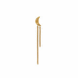 Stine a Petit Bella Moon Earring With Two Chains - Single