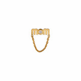 Stine A Wow Mom Mini with Chain Earring - Gold