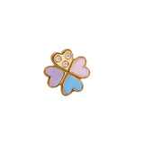 Stine A Love Hearts Clover Multi Enamel Earring