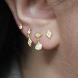 Stine a Miss Queen Earring with Harlekin - Gold